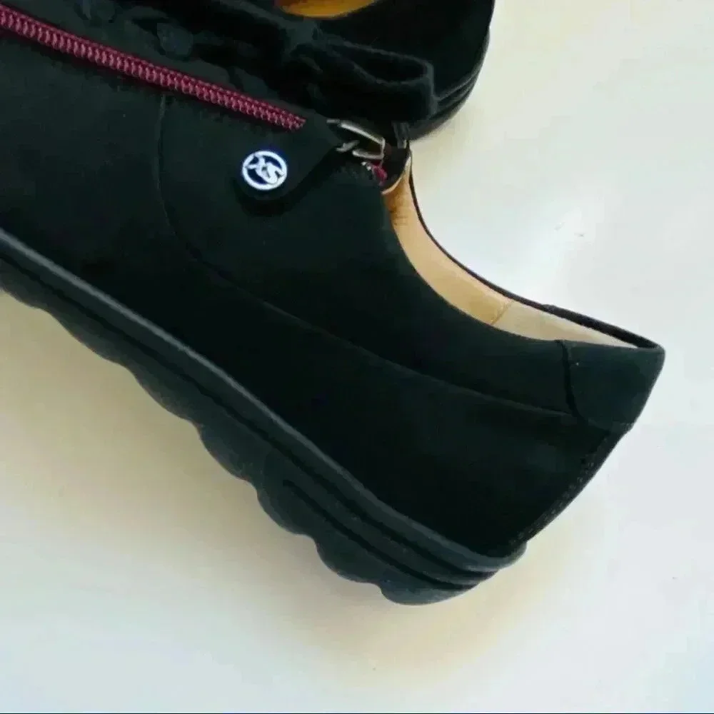 Hartjes XS Women’s Casual Black Suede Shoes